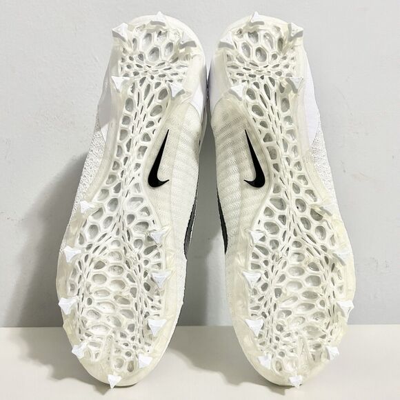 Nike Alpha Menace Elite 2 “White Wolf Grey" Men's Size 11-12 Football Cleats - Picture 7 of 10